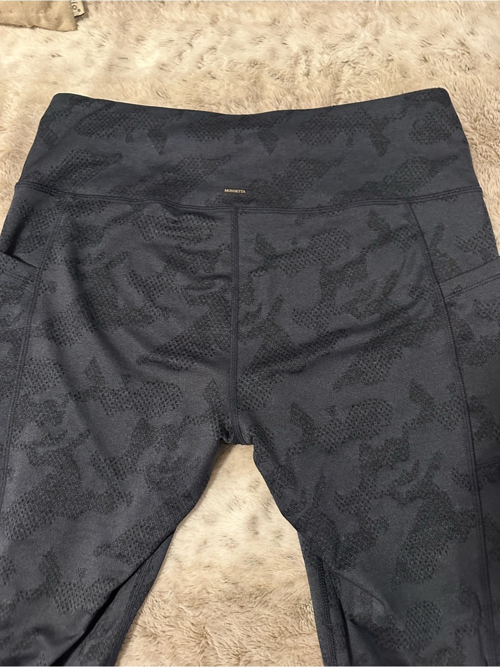 Mondetta Black Performance Luxury Activewear Top